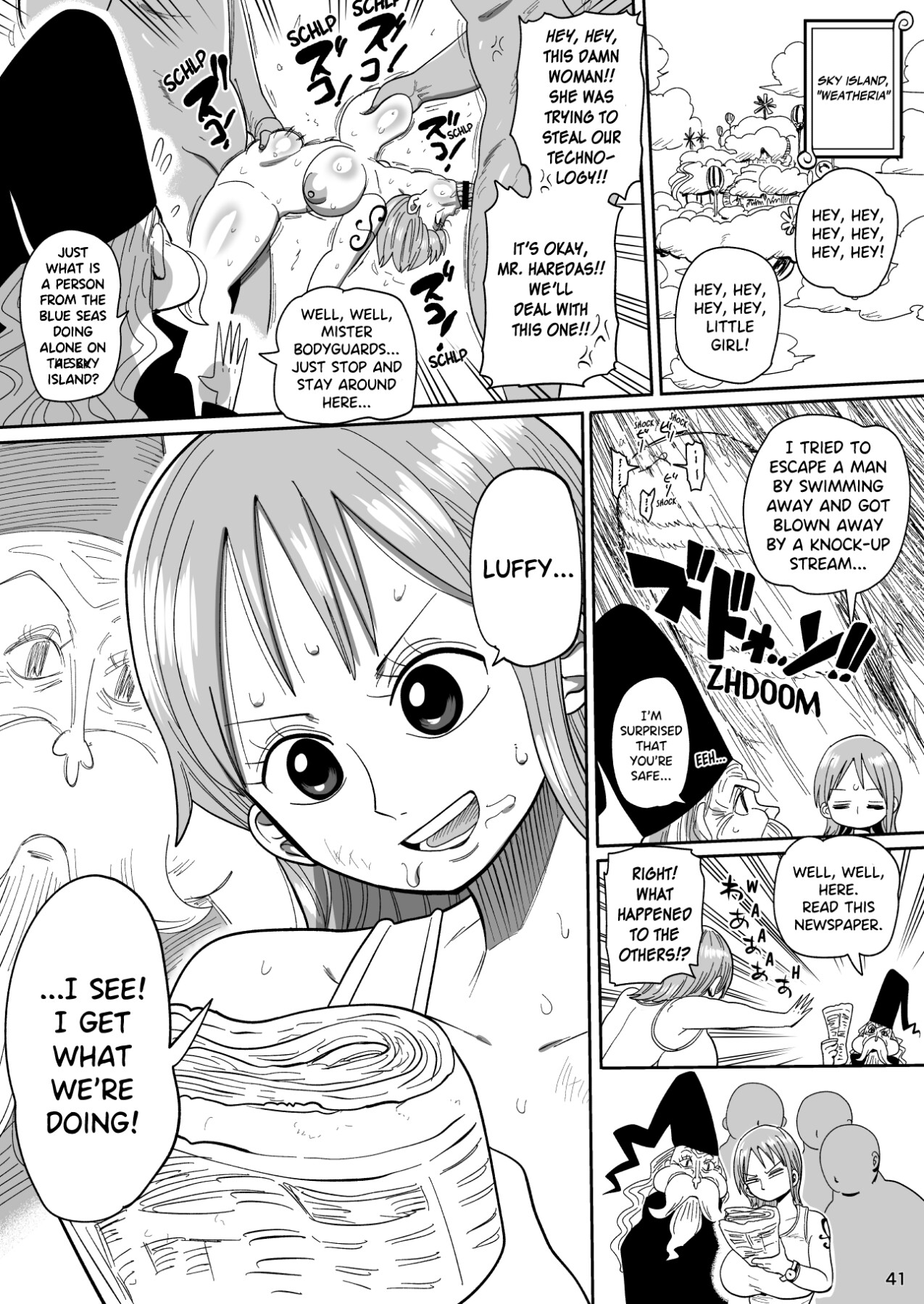 Hentai Manga Comic-In Two Years, At The Sabaody Archipelago-Read-40